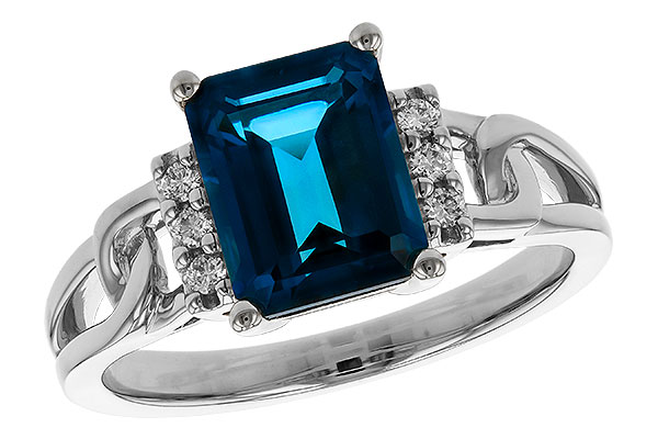 F275-25111: LDS RG 2.42 LONDON BLUE TOPAZ 2.50 TGW (9x7MM LBT)