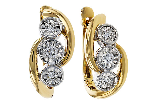 F275-26011: EARRINGS .25 TW