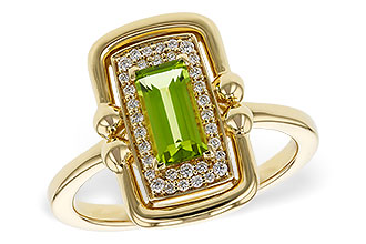 F275-26920: LDS RG .72 PERIDOT .84 TGW (8x4MM PER)
