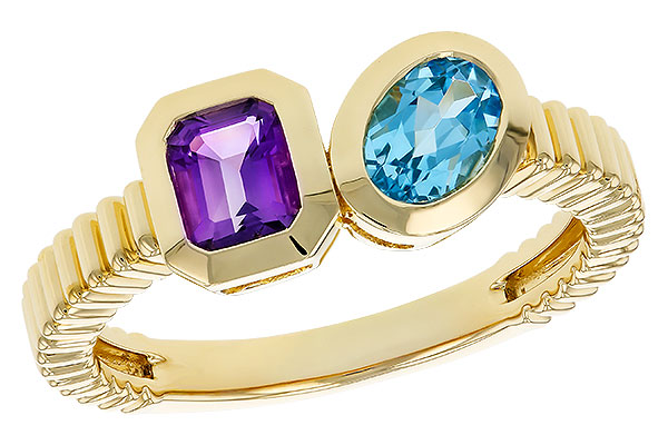 F275-26929: LDS RG .82 TW SEMI-PRECIOUS (AMY,SWISS BT)