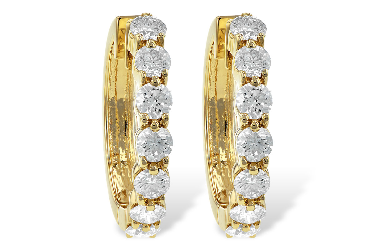 G001-57829: EARRINGS 2 CT TW