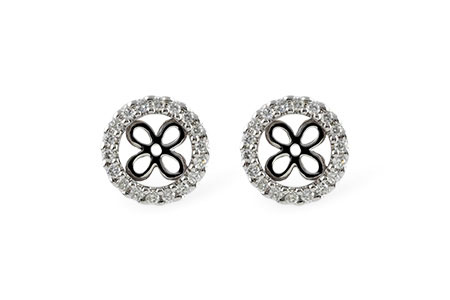 G187-95111: EARRING JACKETS .30 TW (FOR 1.50-2.00 CT TW STUDS)