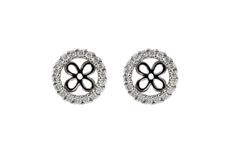 G187-95111: EARRING JACKETS .30 TW (FOR 1.50-2.00 CT TW STUDS)