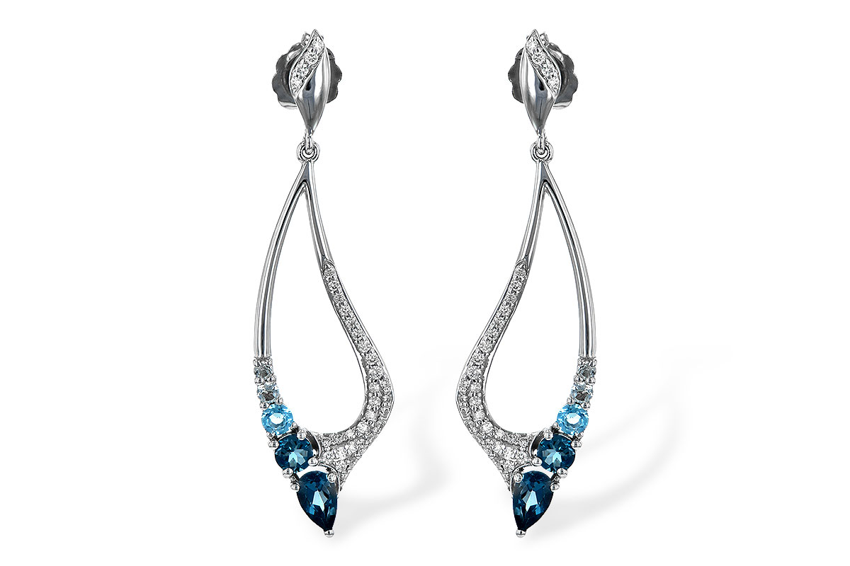 G189-79647: EARR .98 BLUE TOPAZ 1.25 TGW