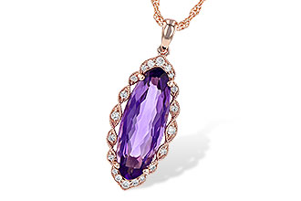 G190-71465: NECK 3.60 AMETHYST 3.74 TGW