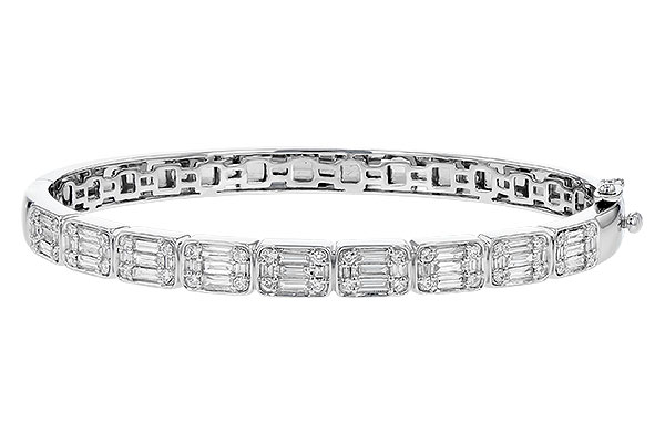 G273-39693: BANGLE 1.25 TW BAGUETTES