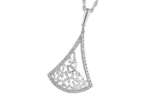 G273-42393: NECKLACE .50 TW