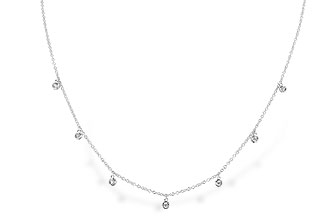 G274-28802: NECKLACE .12 TW (18")