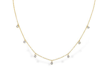 G274-28802: NECKLACE .12 TW (18")