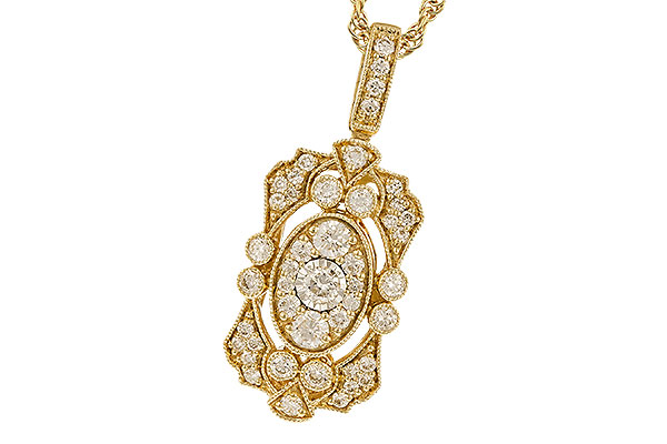 G274-32374: E273-42402 NECK IN ALL Y/G .50 TW