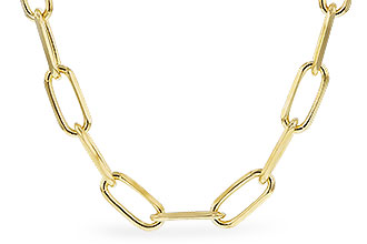 G274-33329: PAPERCLIP LG (4.0MM, 14KT, 24IN, LOBSTER CLASP)