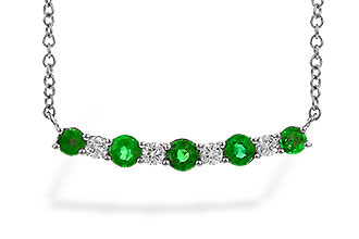 G274-35129: NECK .43 TW EMERALD .55 TGW