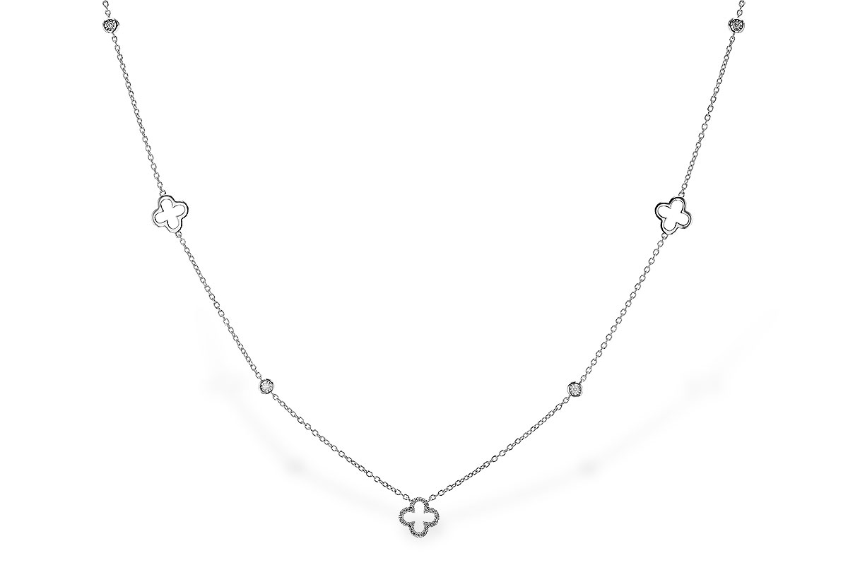 G275-20593: NECKLACE .20 TW (18")