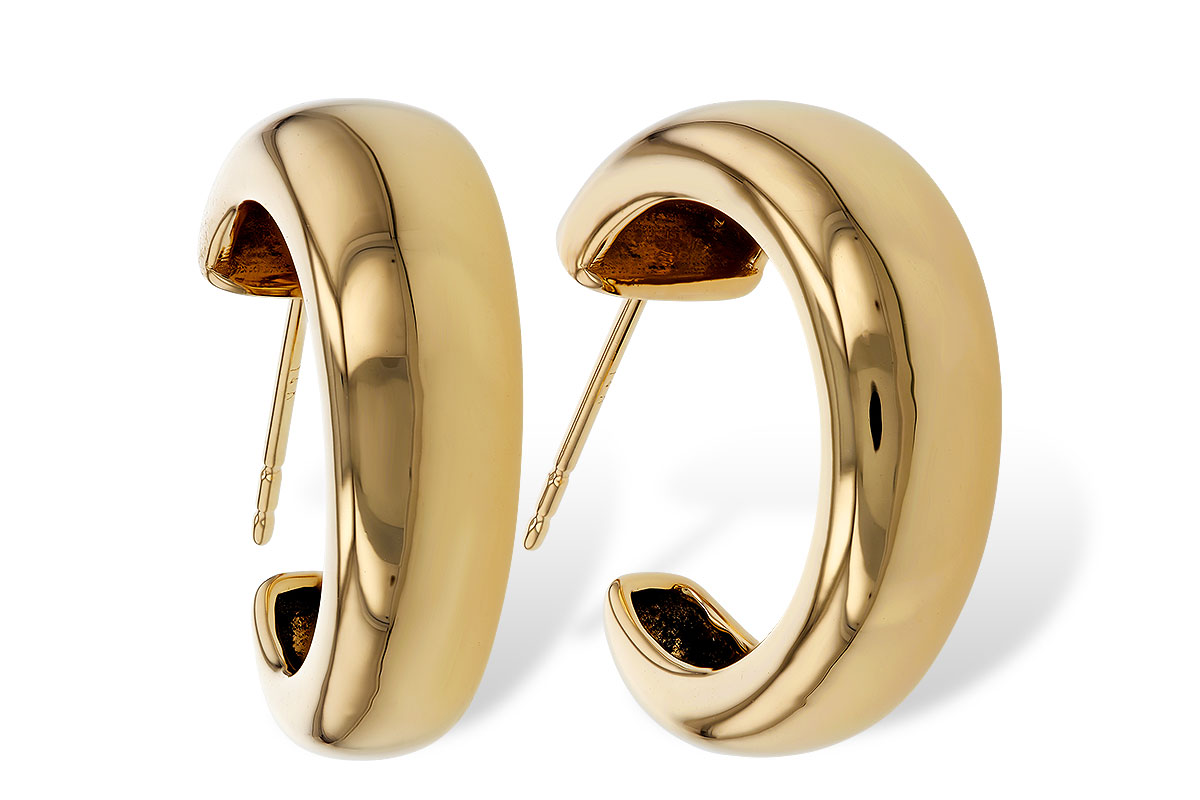 G275-26011: GOLD EARRINGS (20MM)