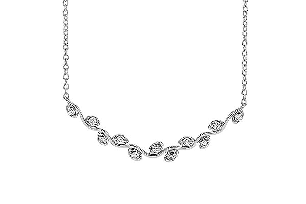 G275-26038: NECKLACE .25 TW (18")