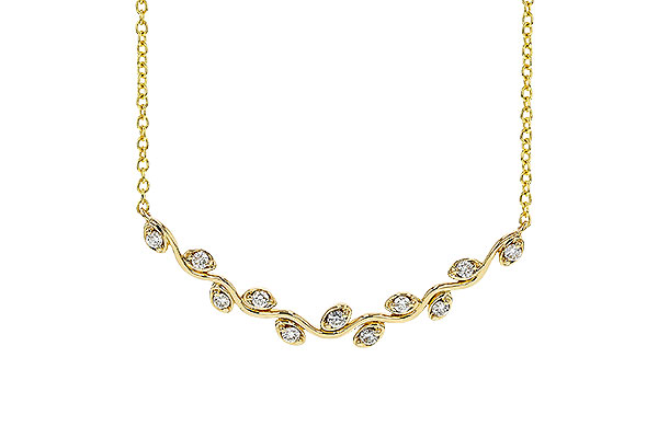 G275-26038: NECKLACE .25 TW (18")
