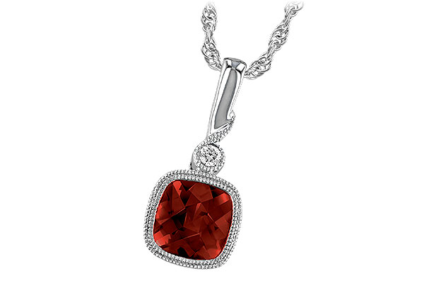 H184-35147: NECK 1.18 GARNET 1.20 TGW