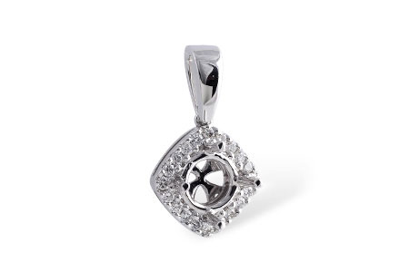 H185-21502: SEMI PENDANT .18 TW