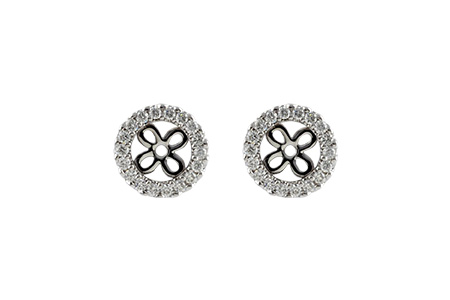 H187-95102: EARRING JACKETS .24 TW (FOR 0.75-1.00 CT TW STUDS)