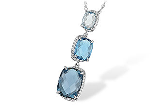 H188-88783: NECK 8.71 BLUE TOPAZ 8.89 TGW