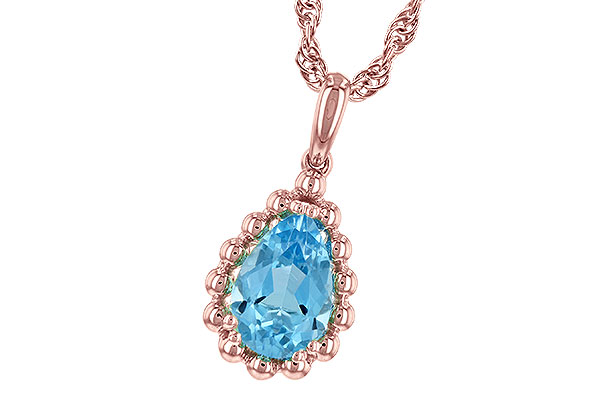 H189-76983: NECKLACE 1.55 CT BLUE TOPAZ