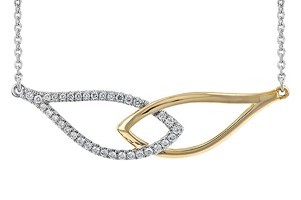 H189-81474: NECKLACE .33 TW