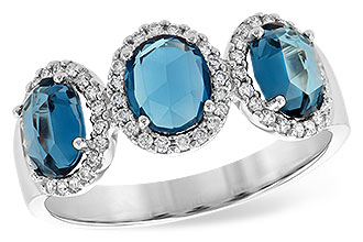 H190-64256: LDS RG 1.80 TW LONDON BLUE TOPAZ 2.02 TGW