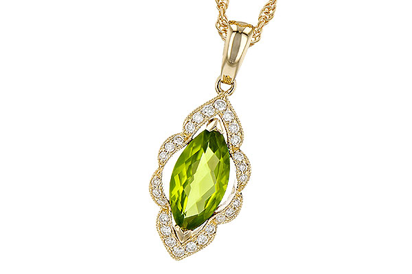 H190-69702: NECK .94 PERIDOT 1.05 TGW