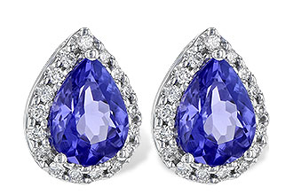 H190-69711: EARR 1.15 TW TANZANITE 1.32 TGW