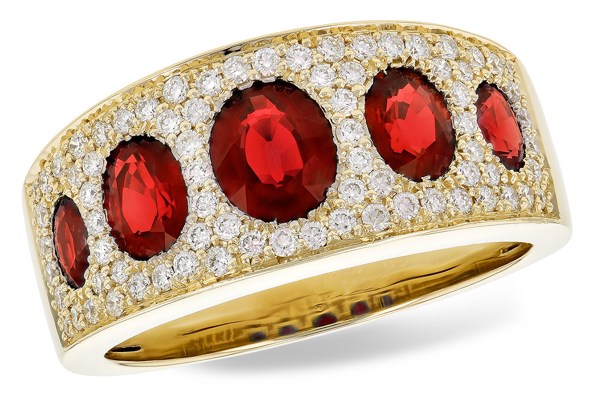 H273-40565: LDS WED RG 1.60 TW RUBY 2.00 TGW