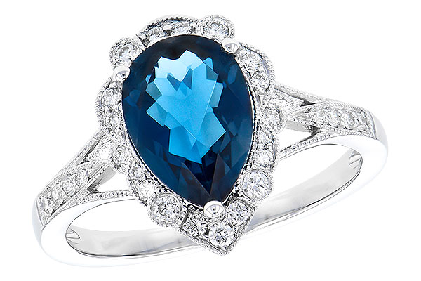 H273-43347: LDS RG 2.25 LONDON BLUE TOPAZ 2.47 TGW