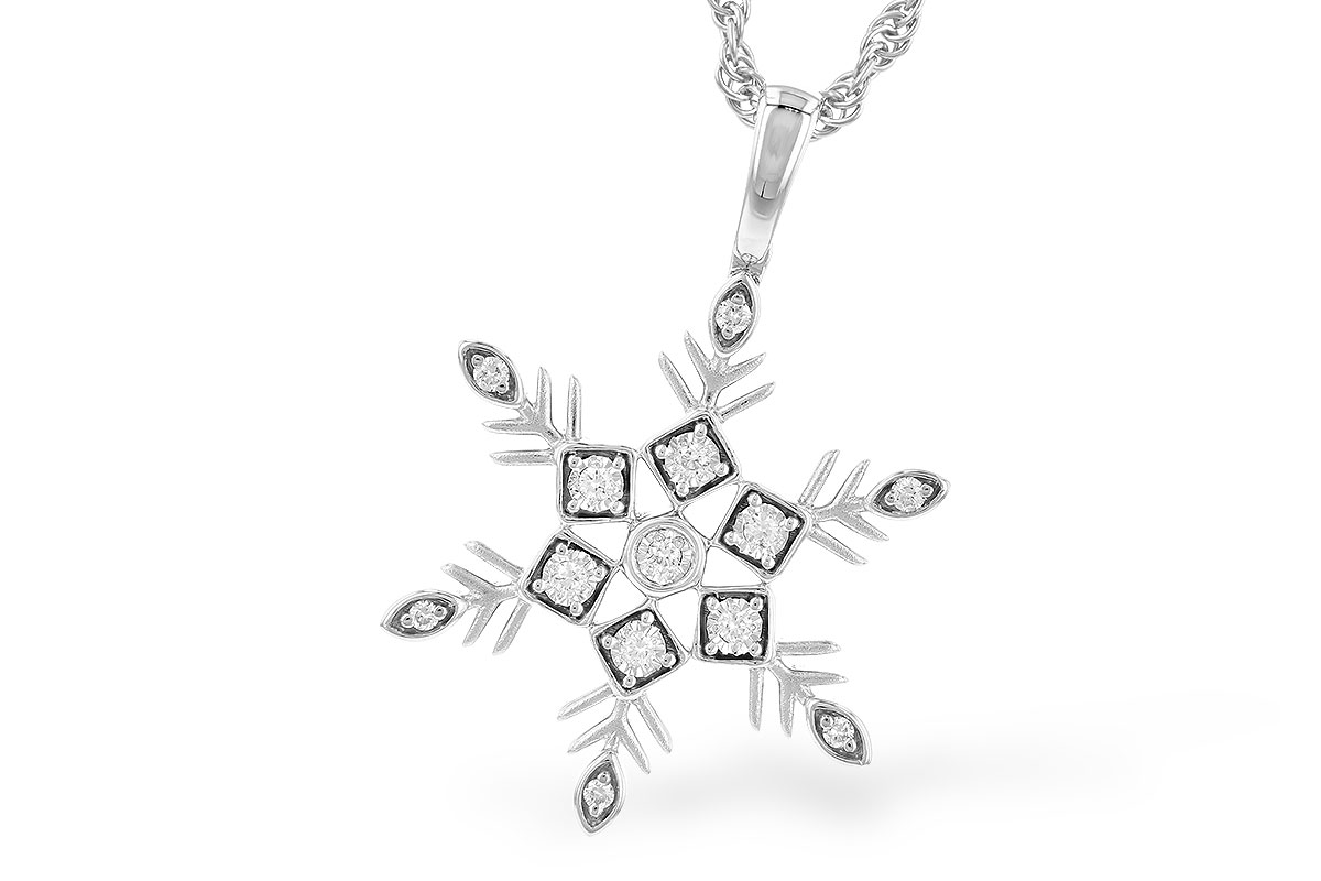 H273-45174: NECKLACE .07 TW