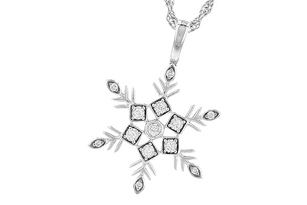 H273-45174: NECKLACE .07 TW