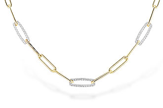 H274-27902: NECKLACE .75 TW (17 INCHES)