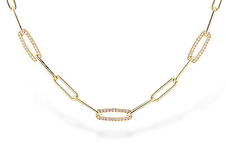 H274-27902: NECKLACE .75 TW (17 INCHES)