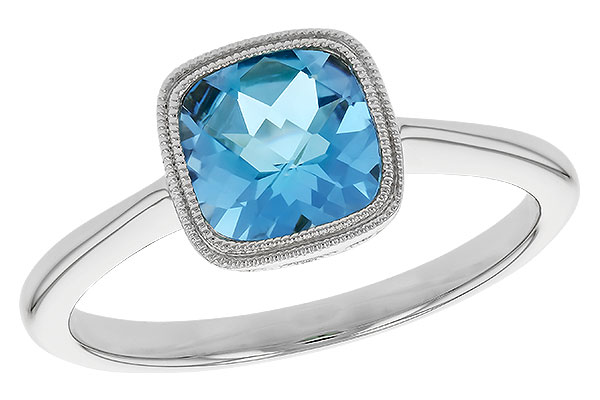 H274-34183: LDS RG 1.45 CT SWISS BLUE TOPAZ