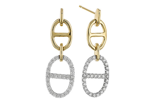 H274-36029: EARRINGS .36 TW