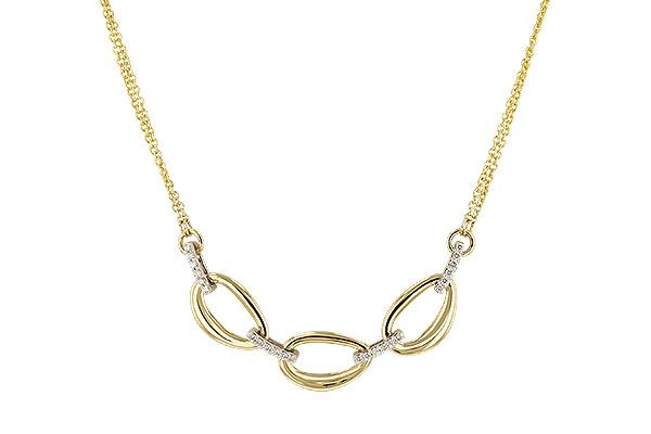H275-19647: NECKLACE .25 TW (18")