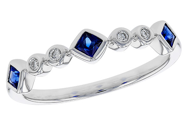 H275-23274: LDS WED RG .25 SAPPHIRE .30 TGW
