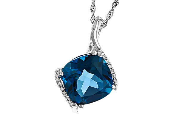 H275-25147: NECK 4.42 LONDON BLUE TOPAZ 4.50 TGW (10MM LBT)