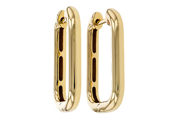 H275-25174: GOLD EARRINGS (23MM)