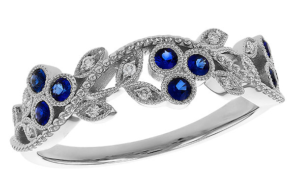 H275-26911: LDS WED RG .23 SAPPHIRE .29 TGW
