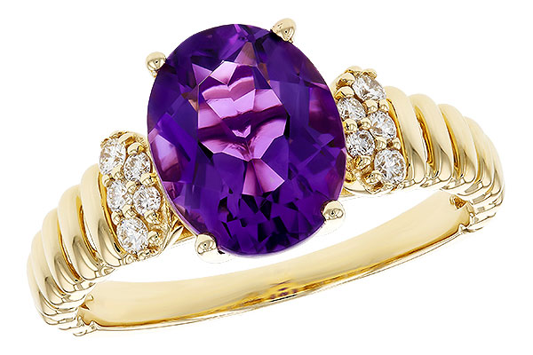 H276-09656: LDS RG 2.12 AMETHYST 2.26 TGW (10x8MM AMY)