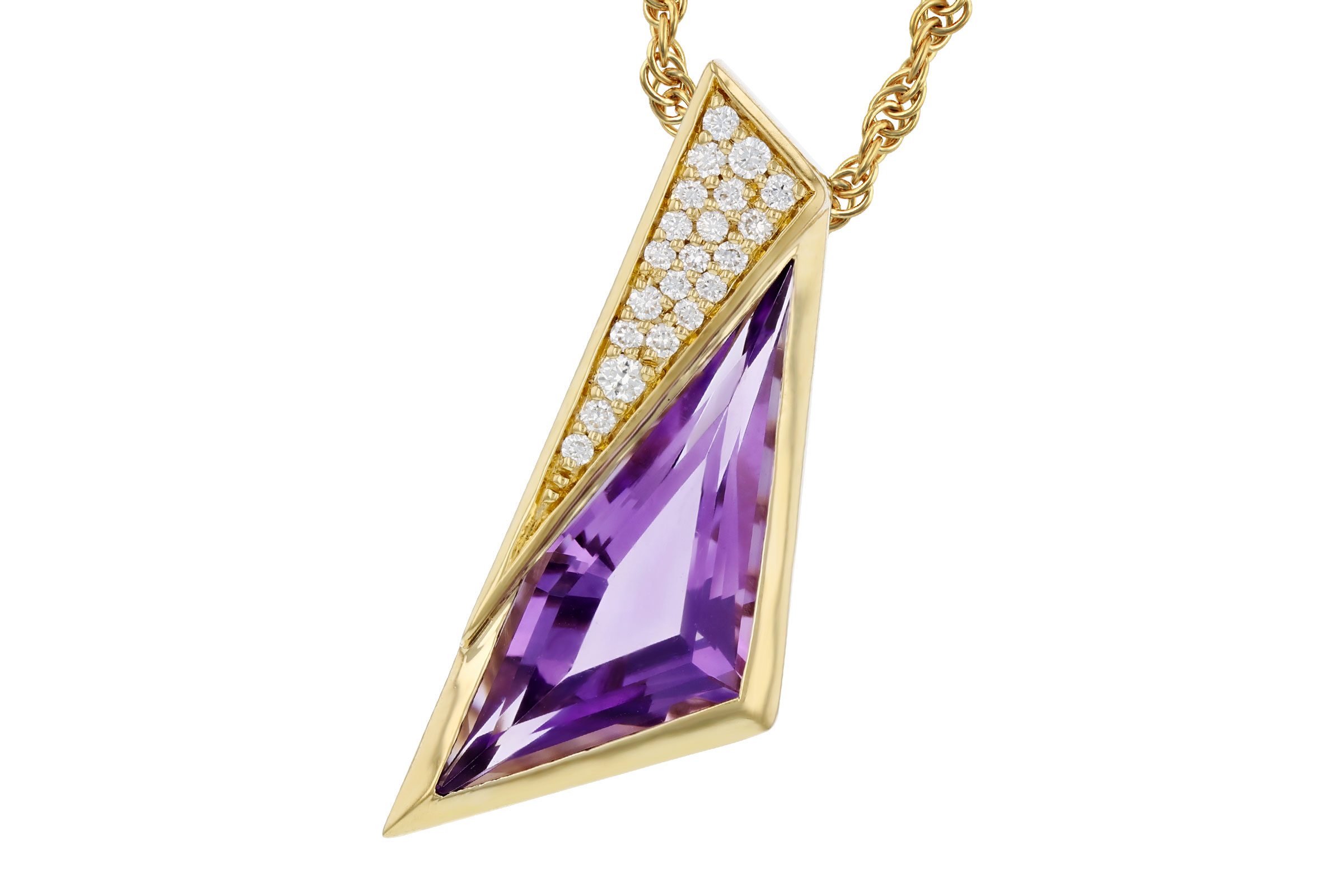 H276-11511: NECKLACE 2.24 AMETHYST 2.33 TGW