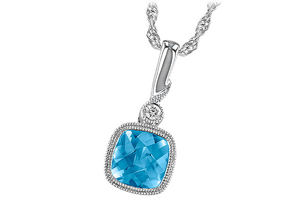 K187-06947: NECK 1.03 BLUE TOPAZ 1.05 TGW