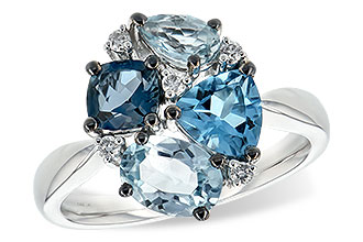 K189-74183: LDS RG 2.57 BLUE TOPAZ 2.65 TGW