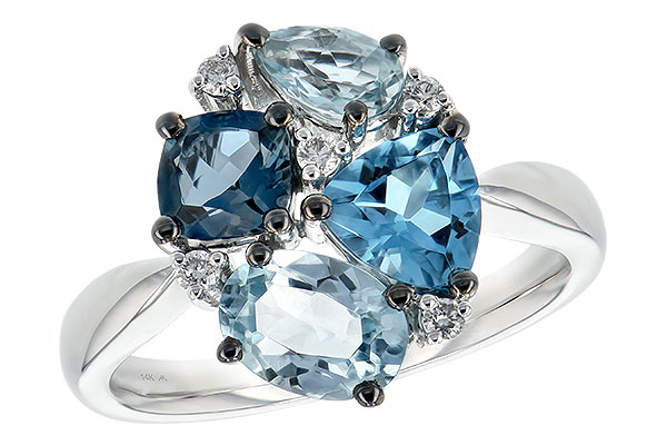 K189-74183: LDS RG 2.57 BLUE TOPAZ 2.65 TGW