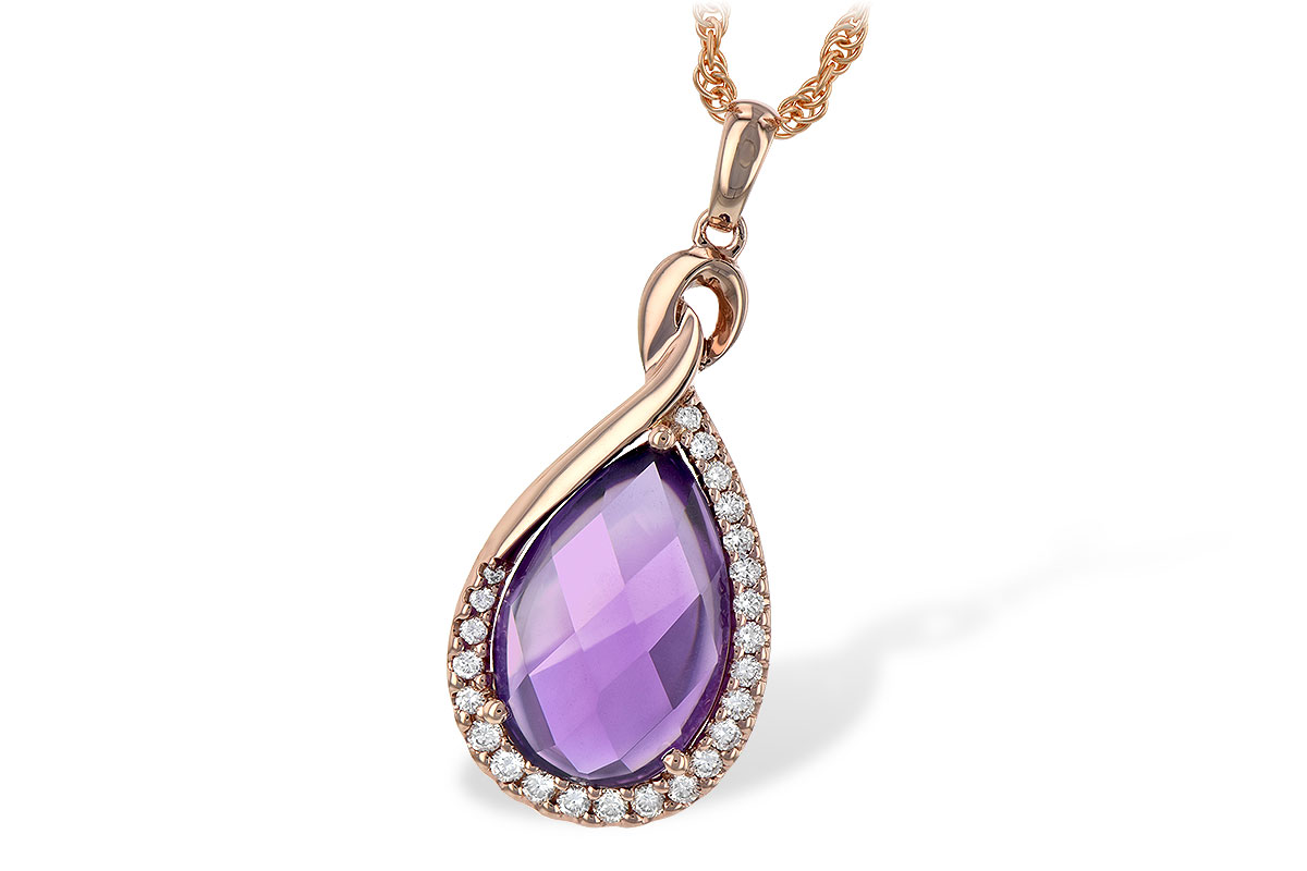 K189-81538: NECK 3.91 AMETHYST 4.10 TGW