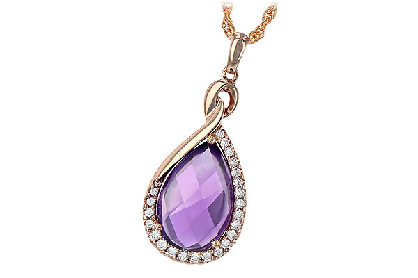 K189-81538: NECK 3.91 AMETHYST 4.10 TGW
