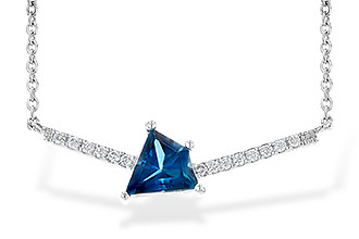 K190-70556: NECK .87 LONDON BLUE TOPAZ .95 TGW